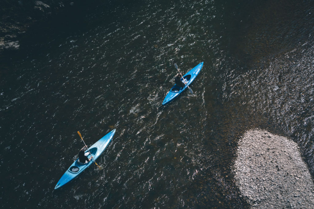 Kayaking on the Lesse river