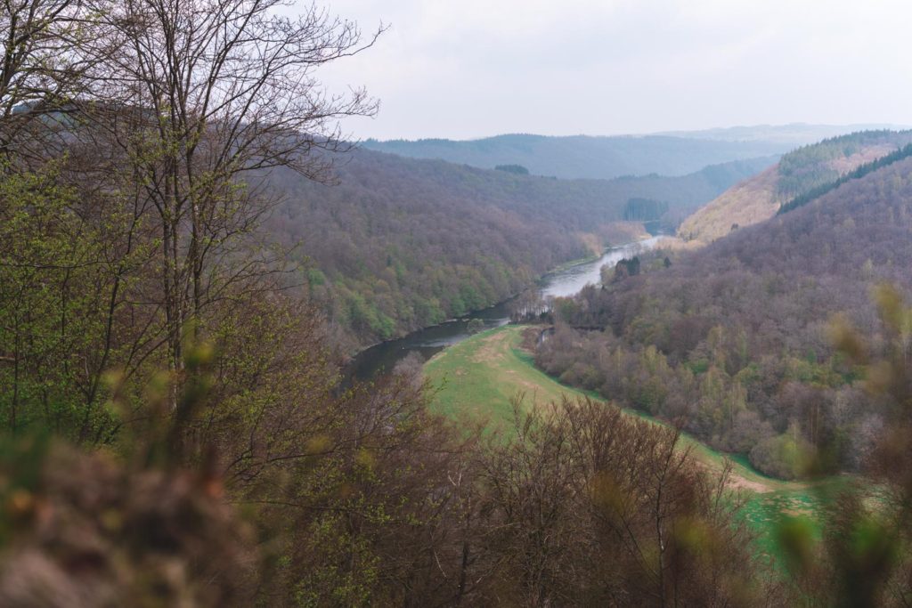 View over Semois River in Bouillon