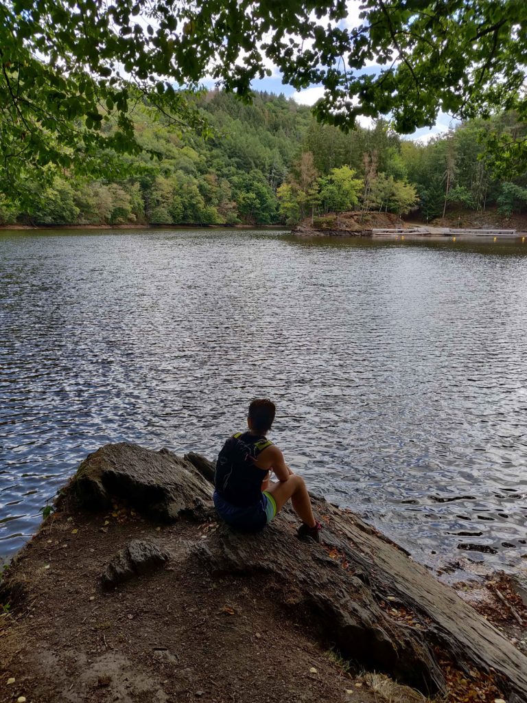 view over the nisramont lake