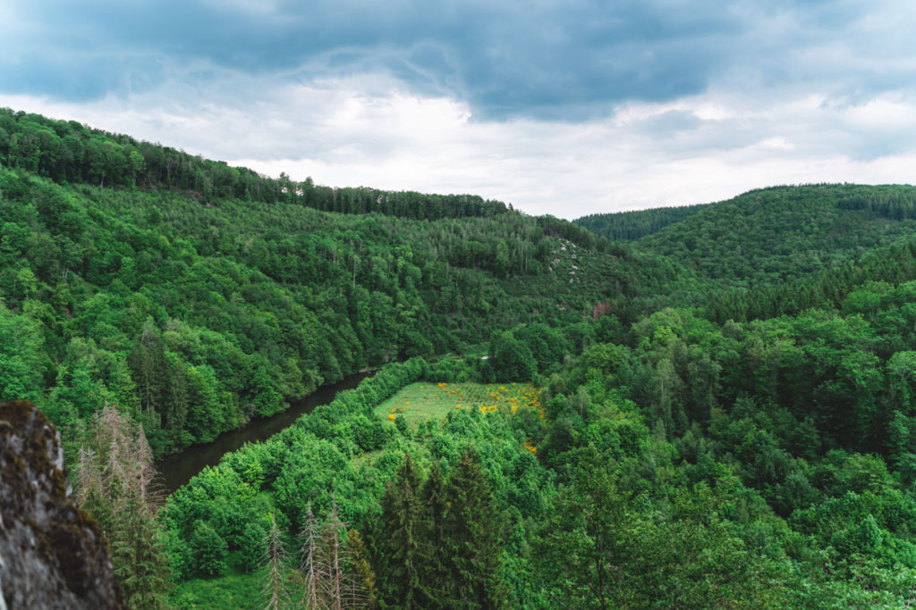 Viewpoint over Semois river