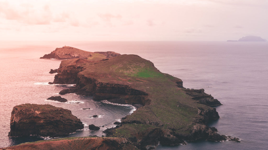 Final viewpoint on the Ponta de Sao Lourenco hike