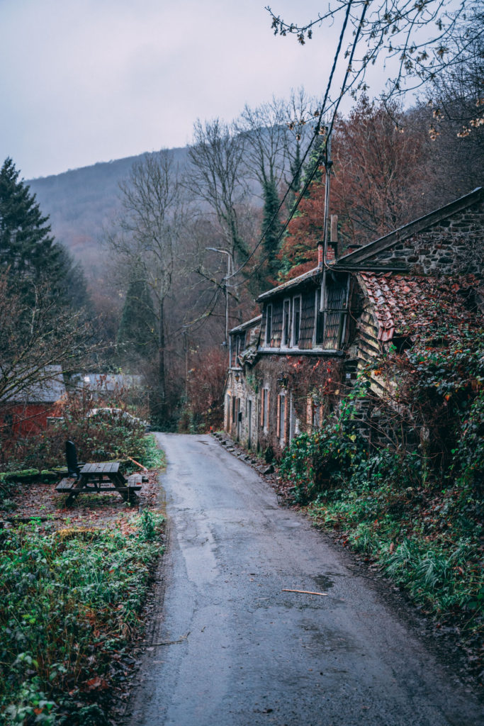 Ardennes style house on the way to valley of Ambleve