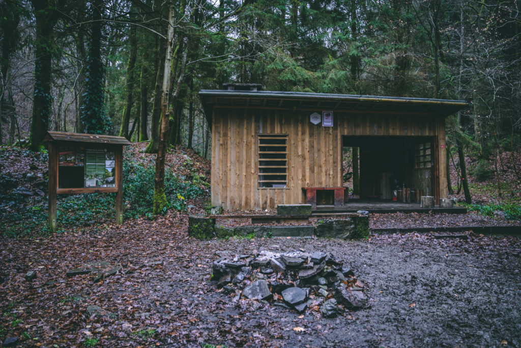 Cabane de l'orpailleur with a wood burner inside for the colder days or nights