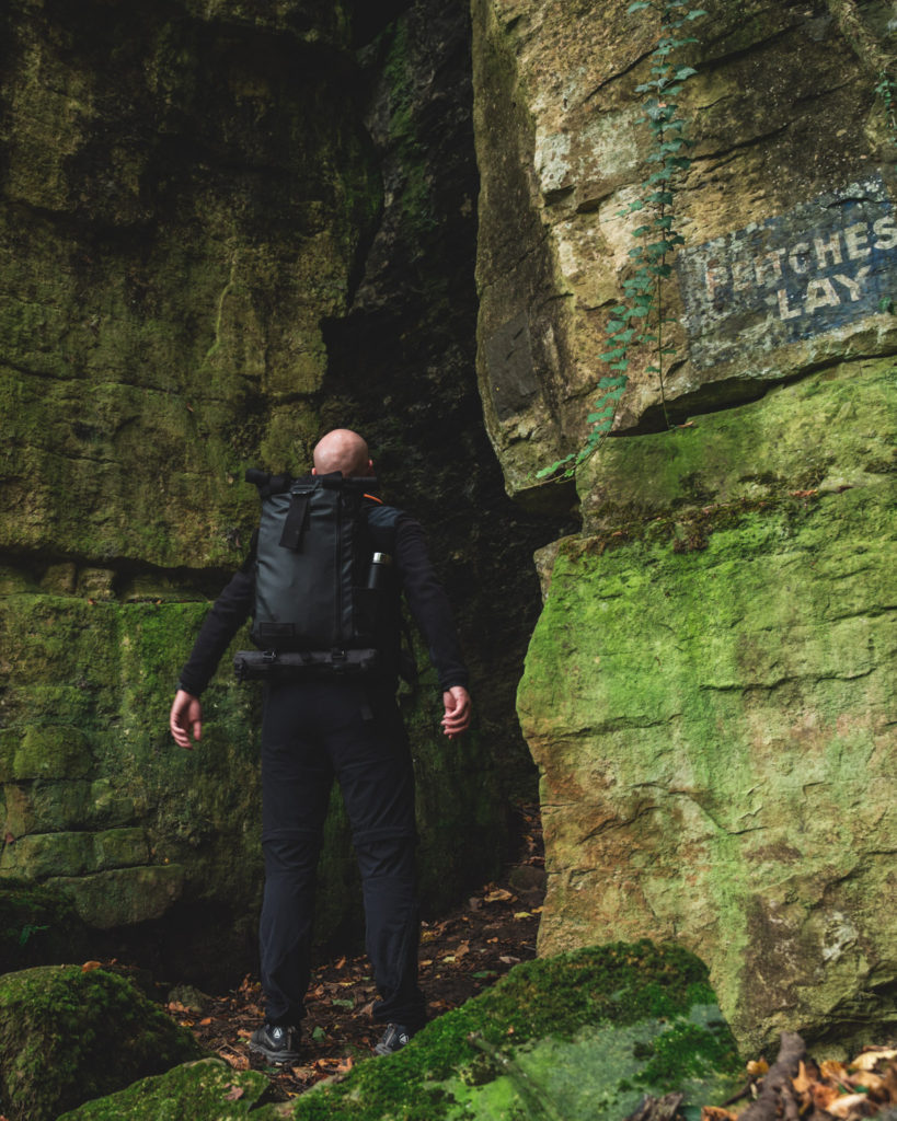 Hiking through the rocks in Little Switzerland