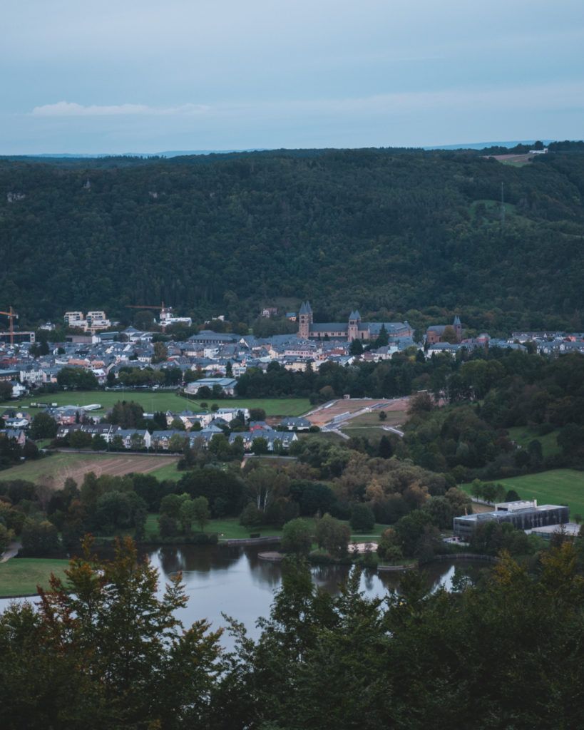 View over the lake of Echternach