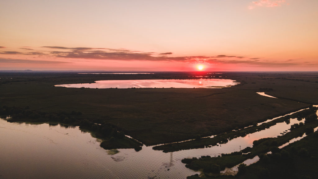 Sunset at Danube Delta