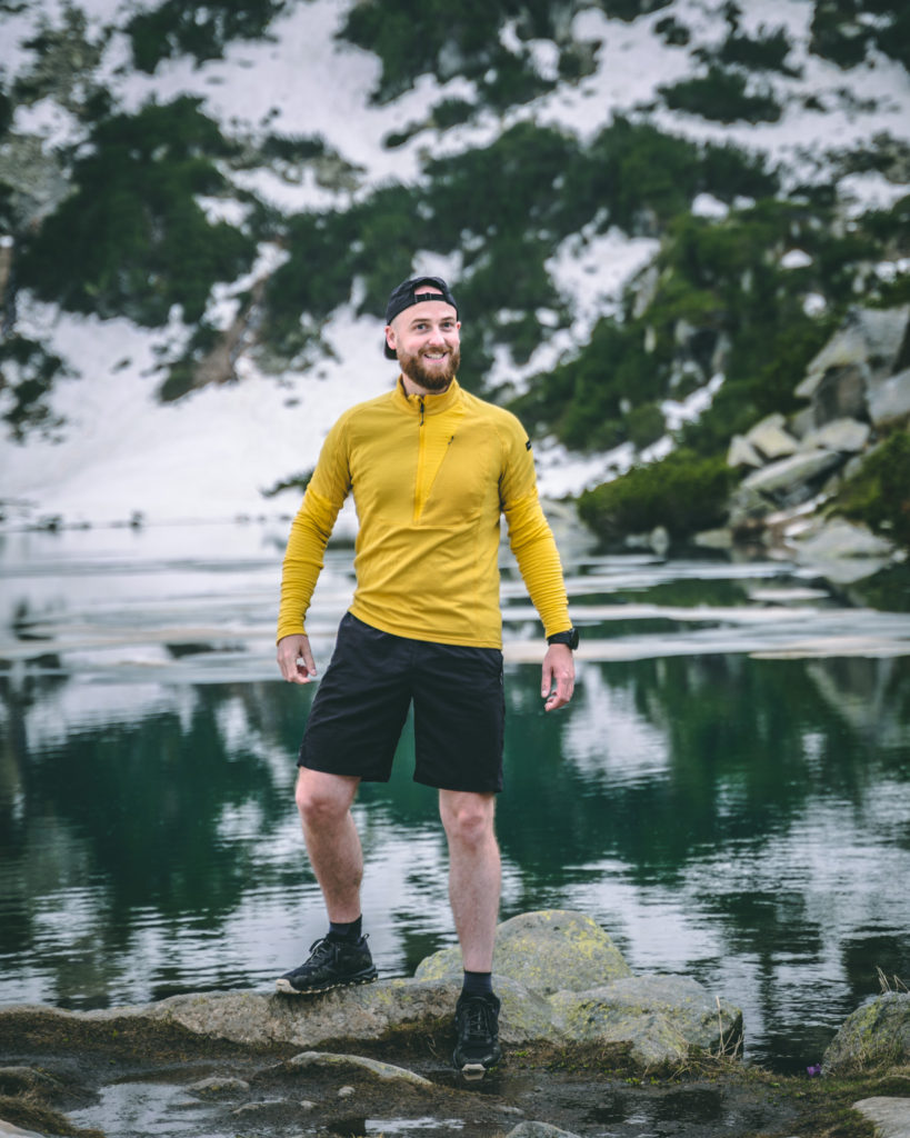 Me, posing at the Ribno Banderishko lake